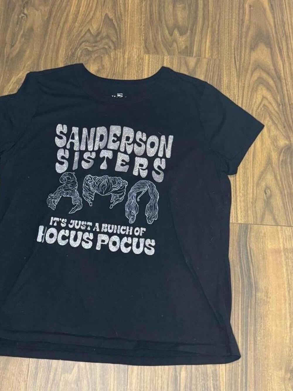 Disney Hocus Pocus T Shirt Mens XL Black Sanderson Sisters Salem Witches